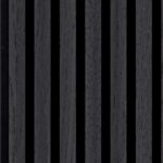 Silentlines lattenwand zwart eiken